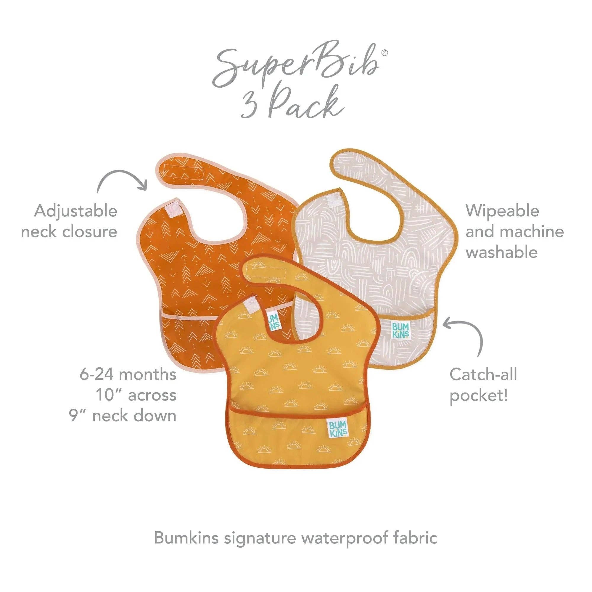 SuperBib® 3 Pack: Desert Boho