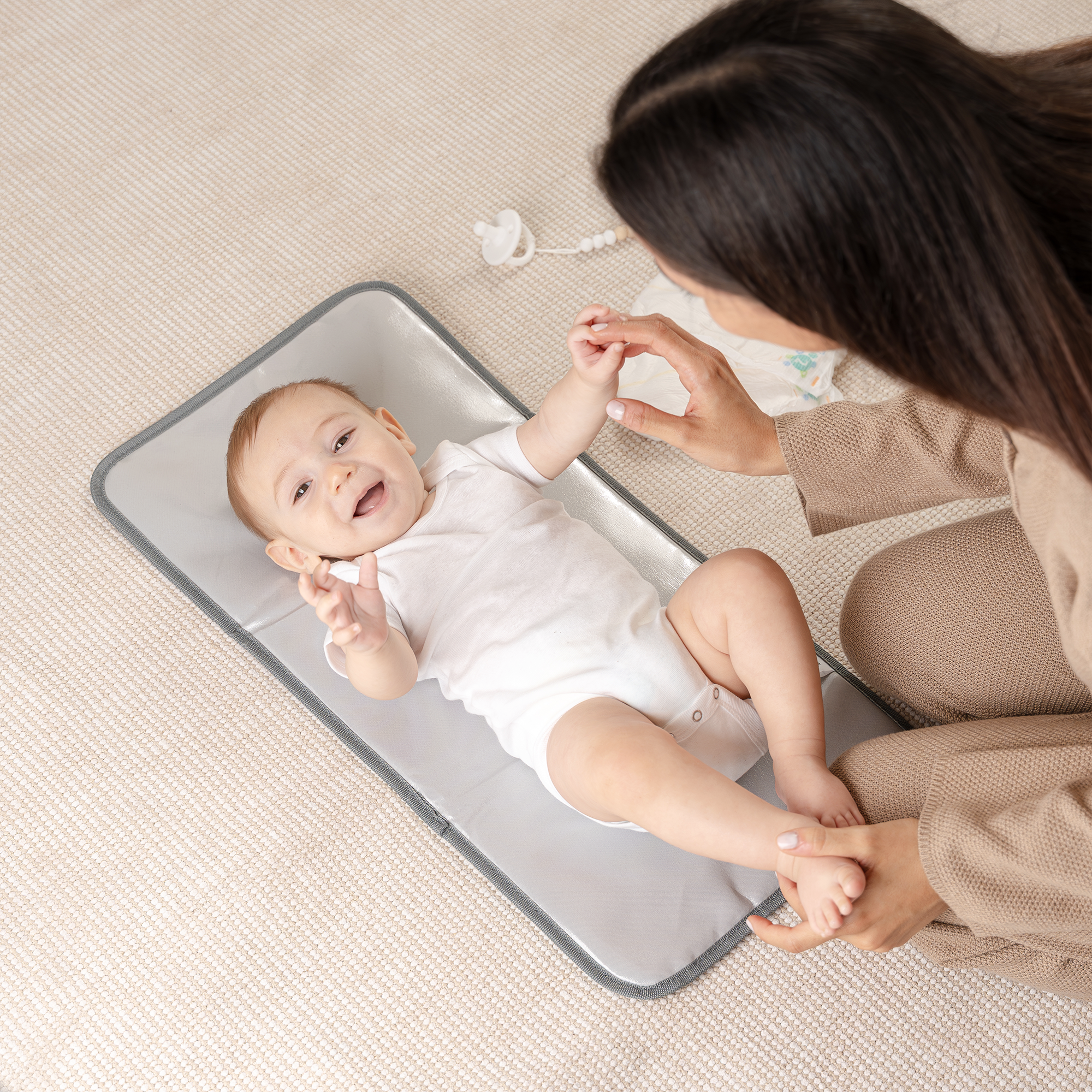 Baby Changing Pad Large Size, Waterproof Mat by Comfy Cubs