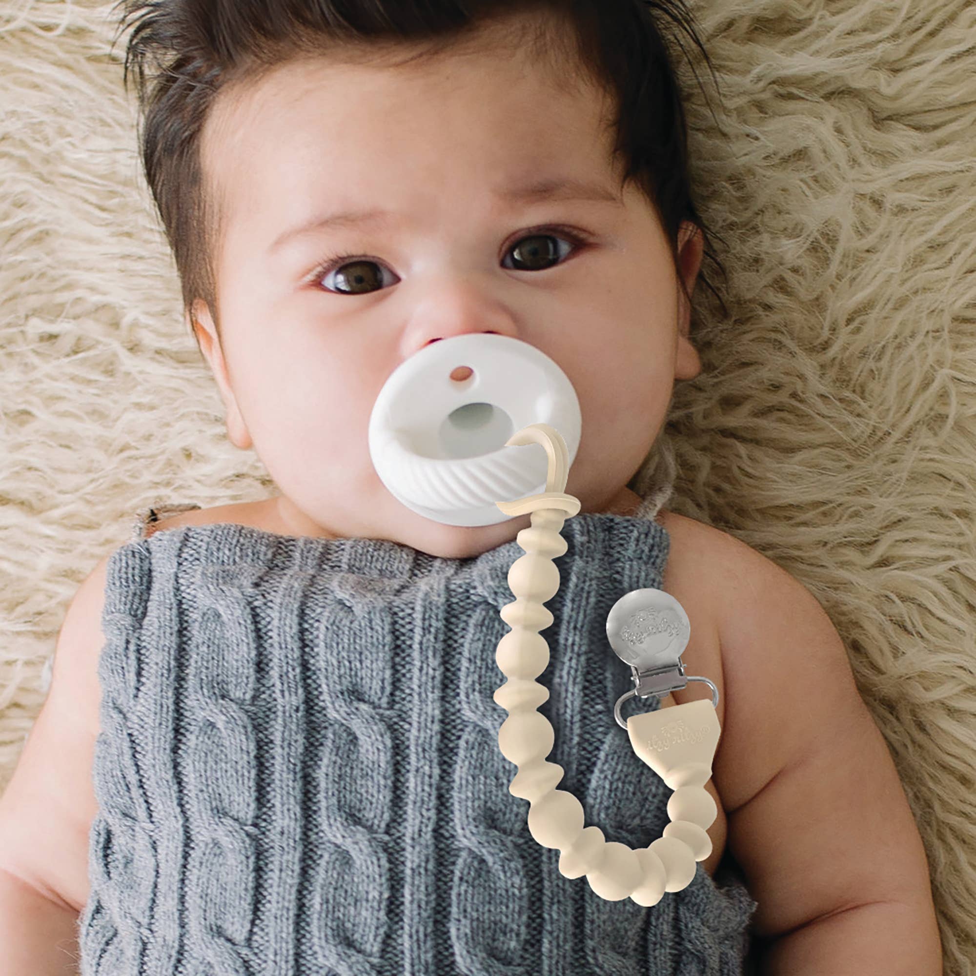 Itzy Paci Strap™ Silicone One-Piece Pacifier Clips