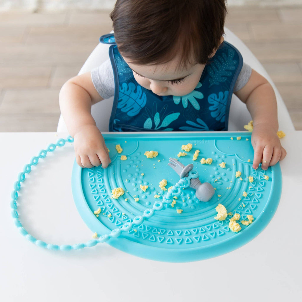 Starter Bib 2 Pack: Dinosaurs & Blue Tropic