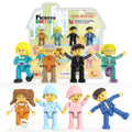 PicassoTiles 8pc Magnetic Family Figurine Toy Set