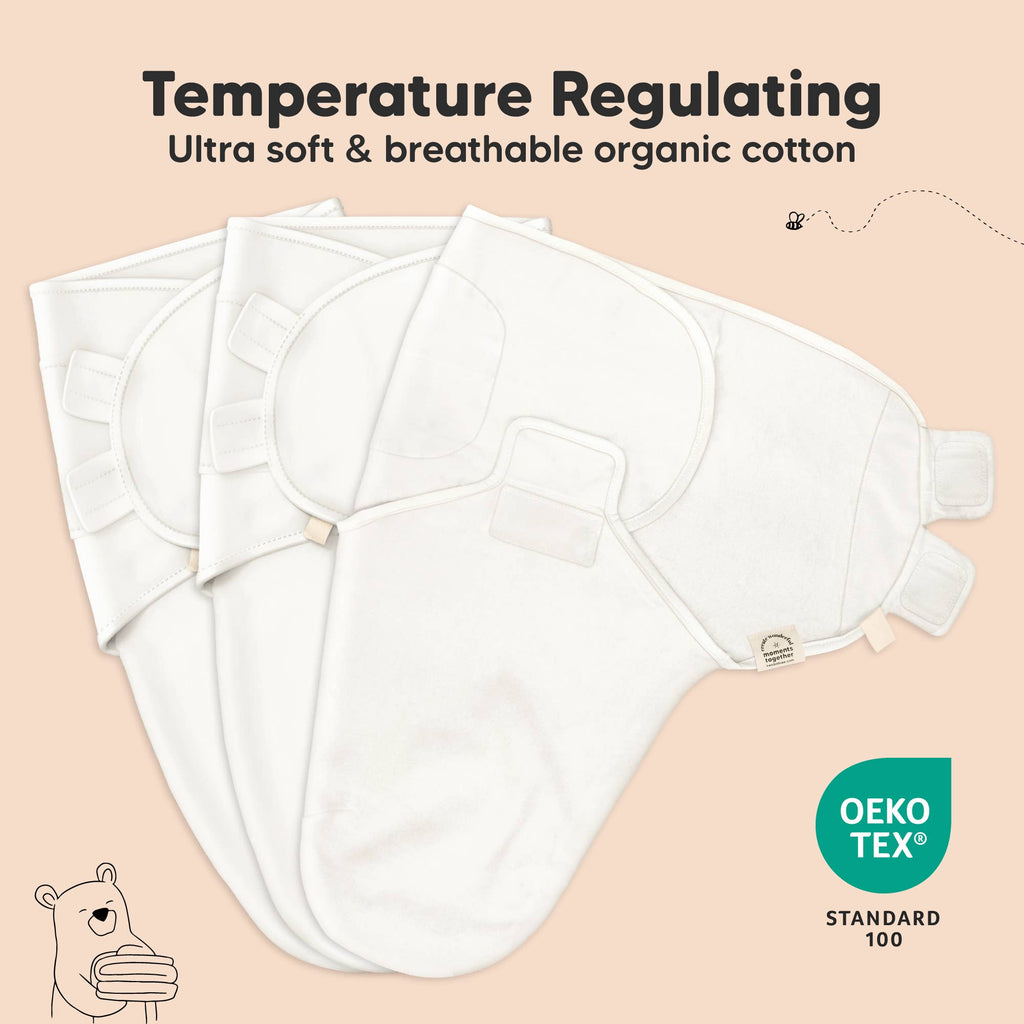3pk Soothe Baby Swaddles 0-3 Months, Sleep Sack for Newborns
