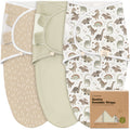 3pk Soothe Baby Swaddles 0-3 Months, Sleep Sack for Newborns