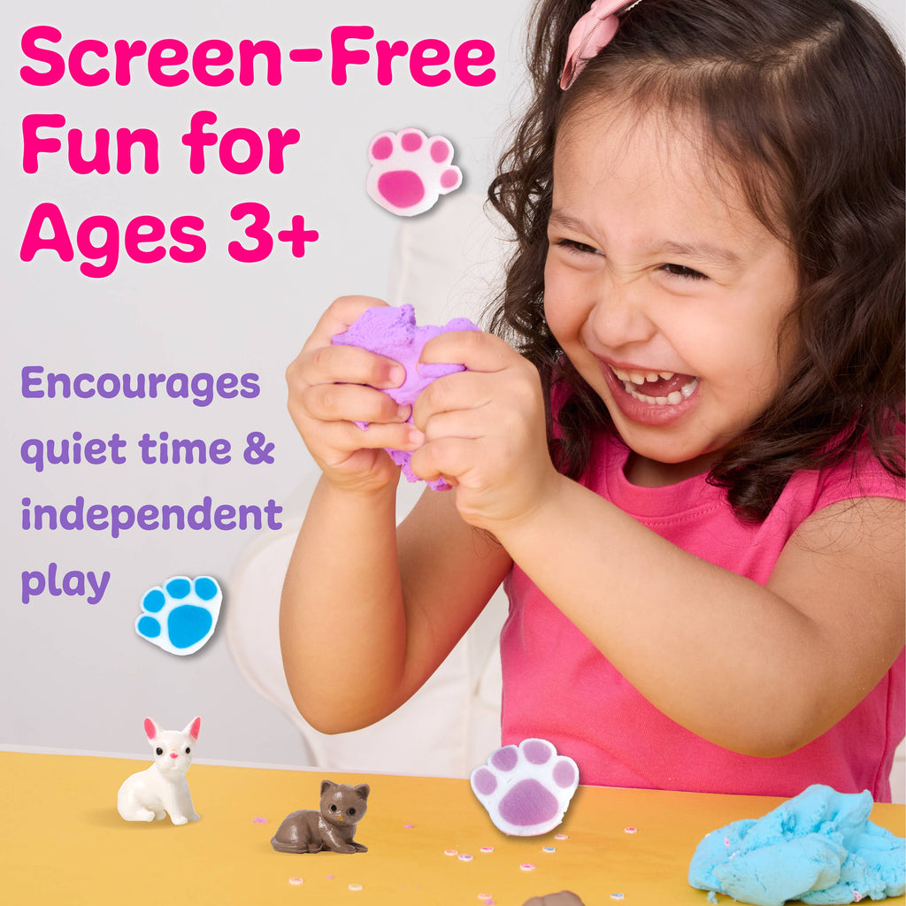 Sensory Mini Play Kit Jar with Cloud Clay: Pets Theme