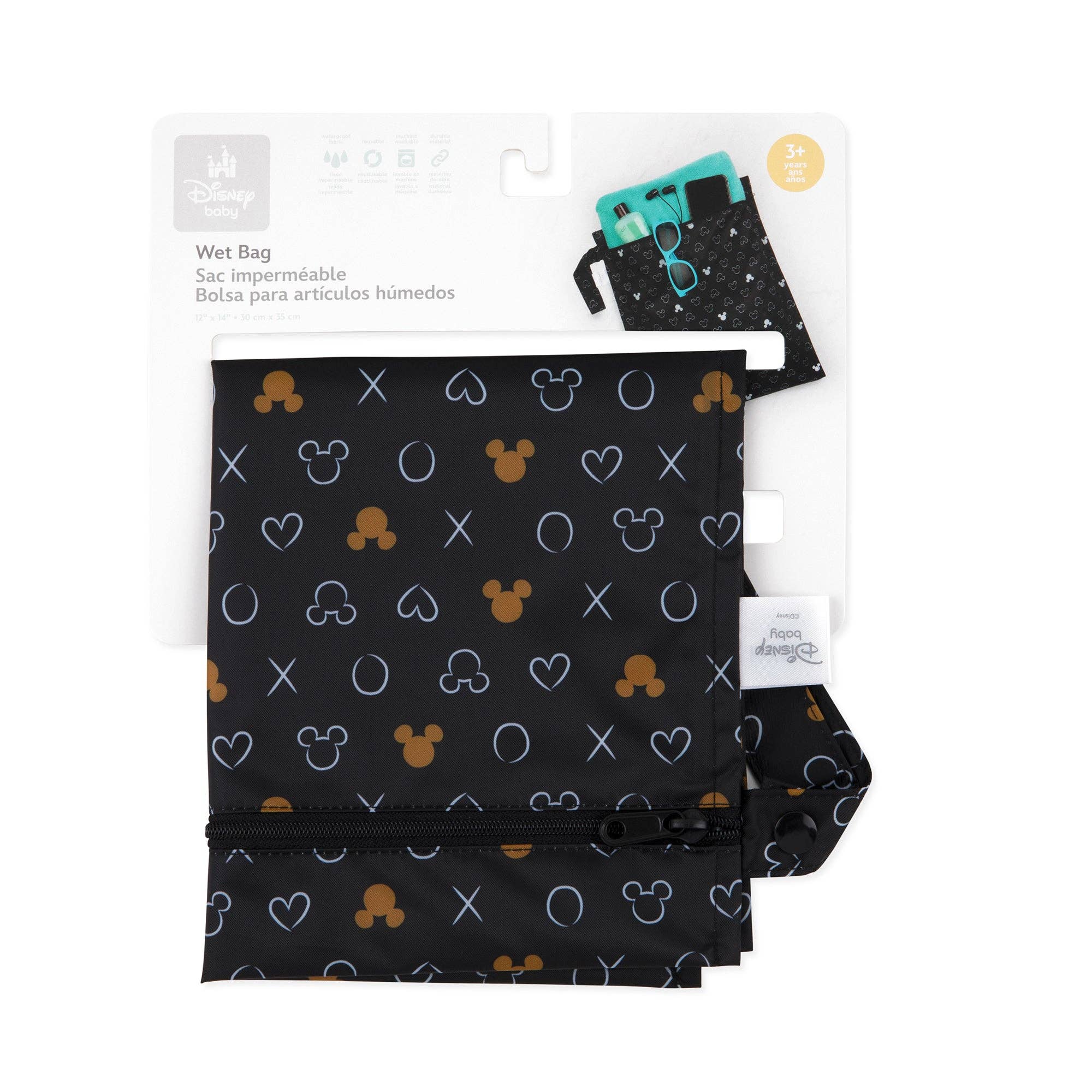Wet Bag: Minnie Mouse Icon Black + White